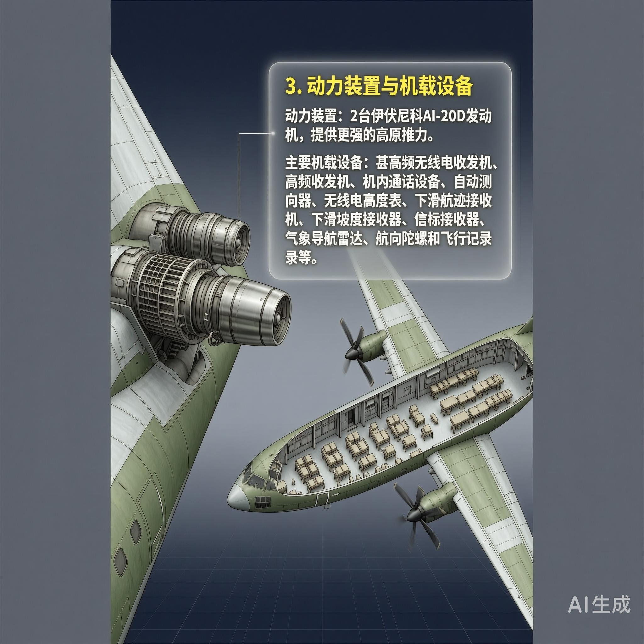 军事ai新视野 俄罗斯An-32“斜坡”运输机An-32“斜坡”（Cline）运