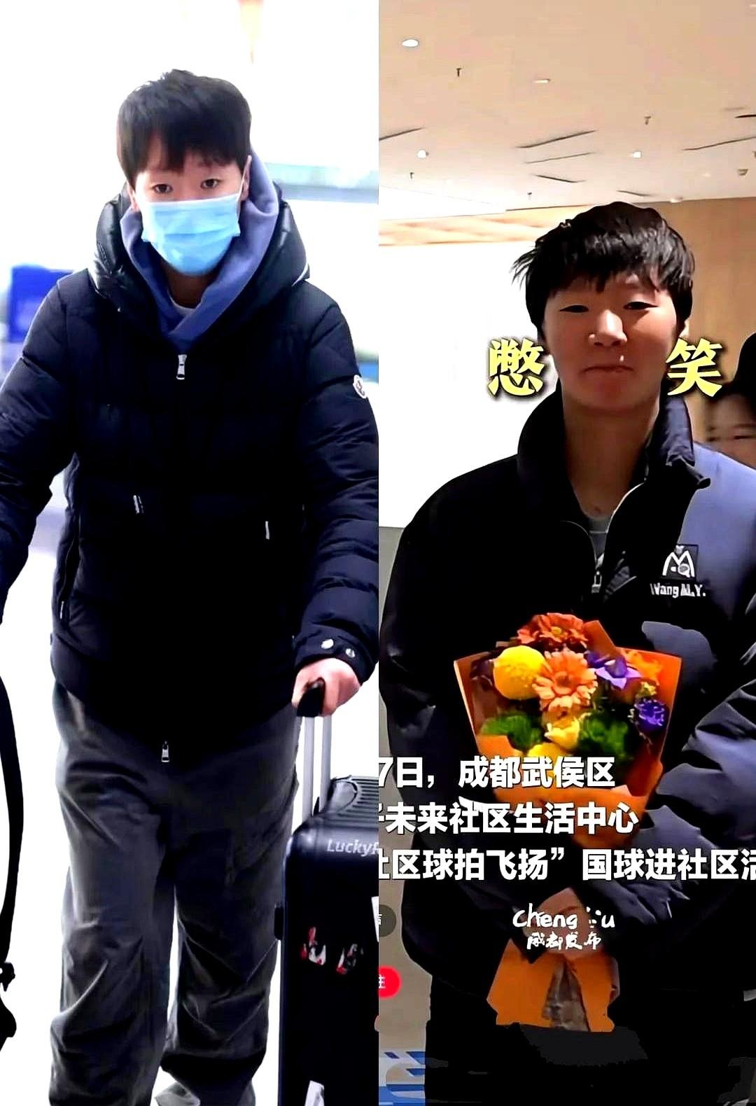 别笑王曼昱带太多，这才是顶尖高手的标配。
去成都比赛，行李箱里塞两件羽绒服、三双