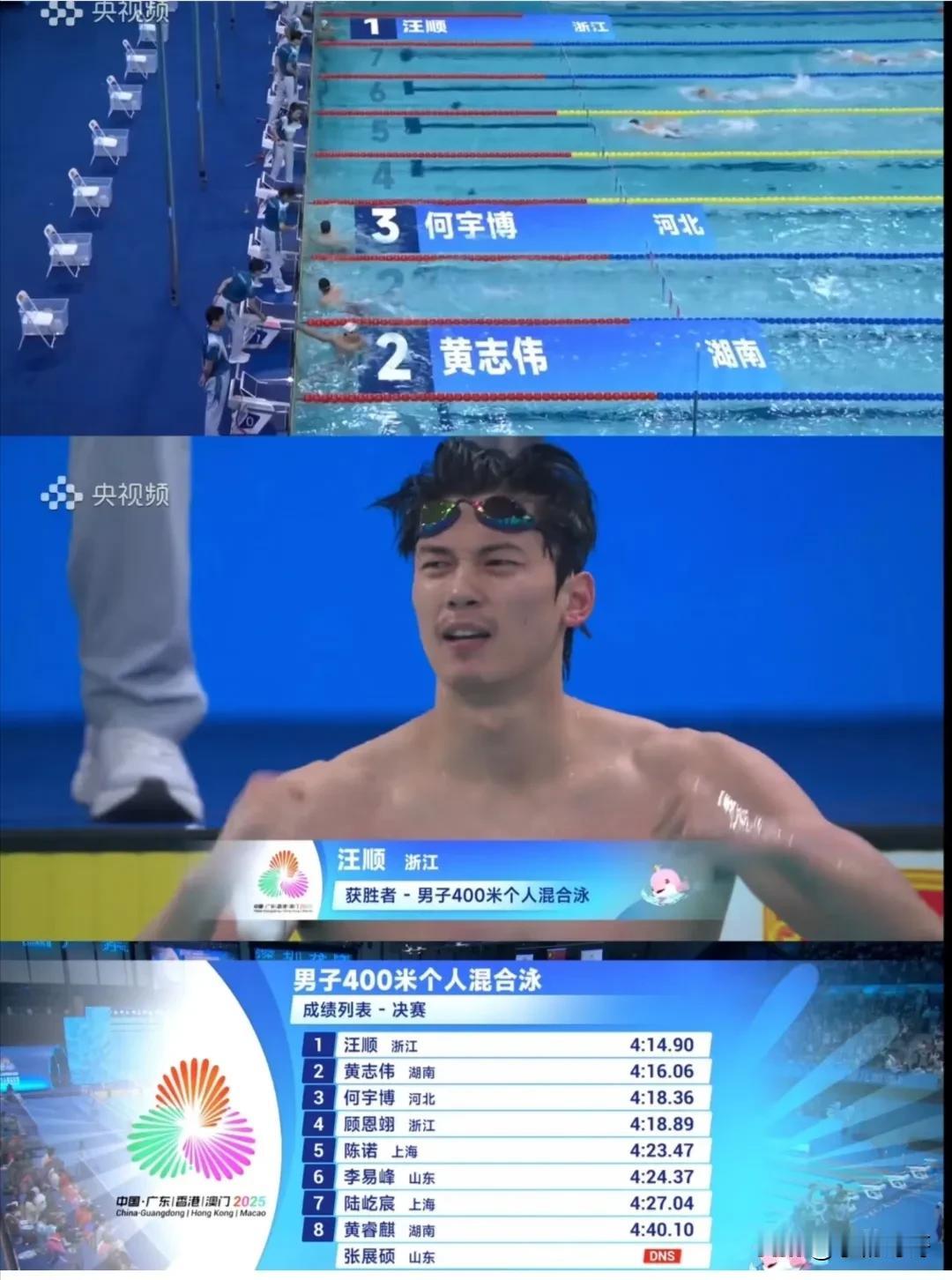 汪顺这次估计自己都没想到能拿第19金

不是因为年纪大了体力跟不上，也不是因为赛