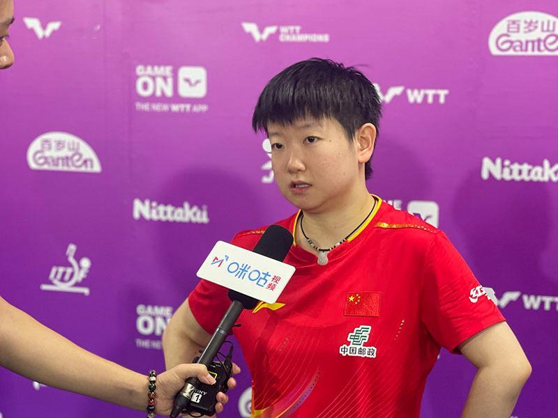 孙颖莎终结对手对国乒的11连胜因为是孙颖莎[收到] ​​​