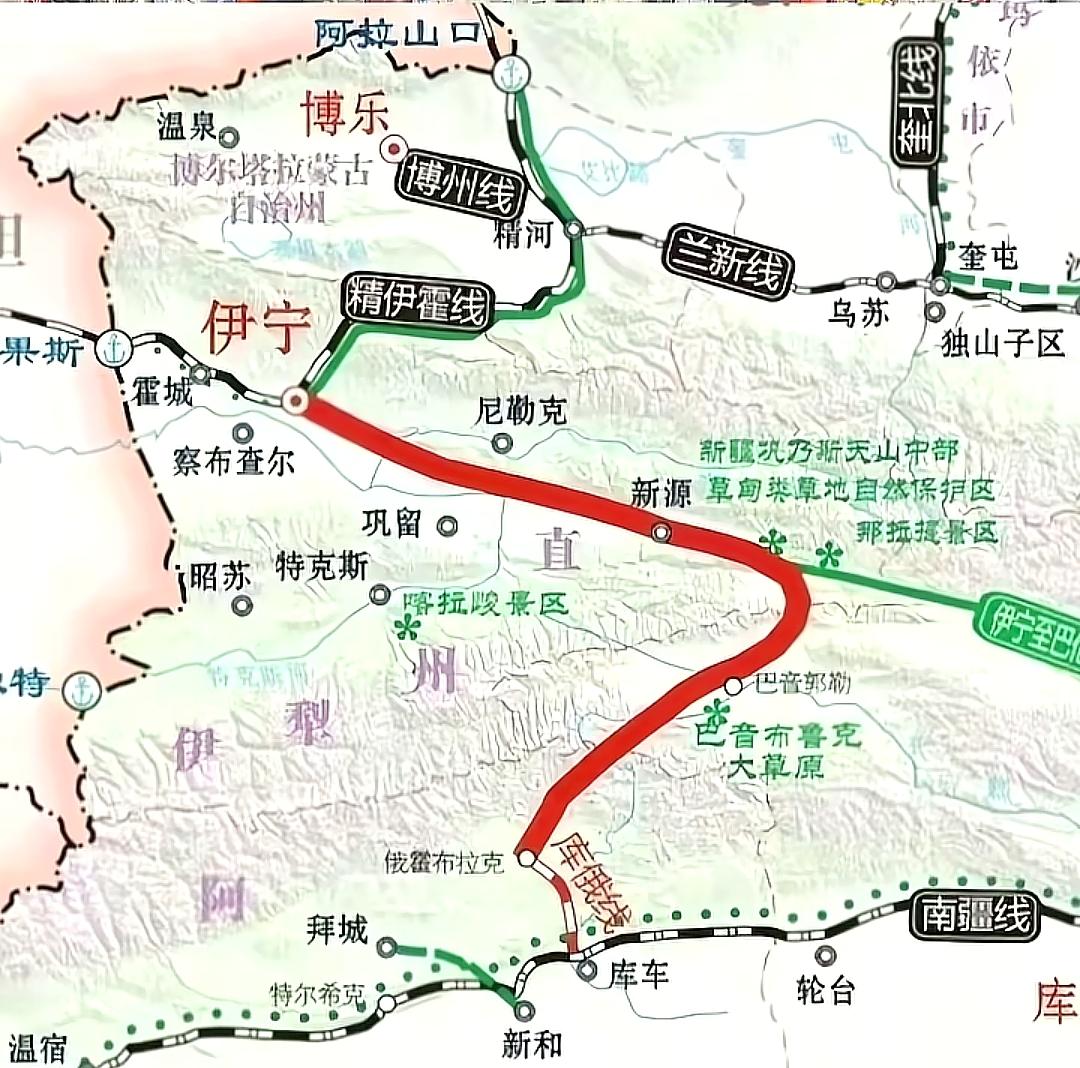 看到伊阿铁路（伊宁到阿克苏）初步设计获批准的消息，意味着这个铁路项目将全面开始动