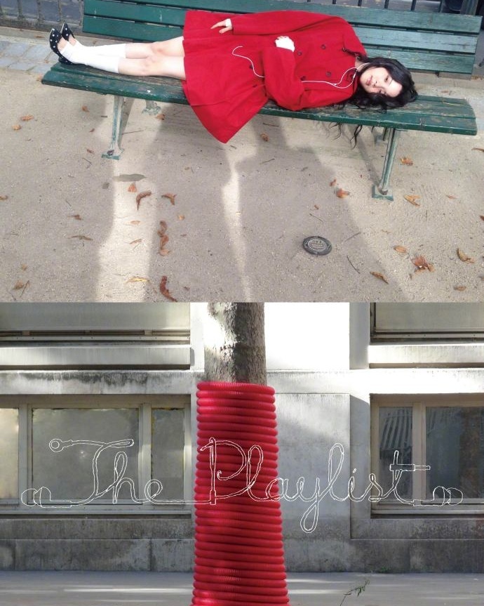 欧阳娜娜更新了一则在洛杉矶的plog，她身穿红色V领碎花裙，美腿纤细~