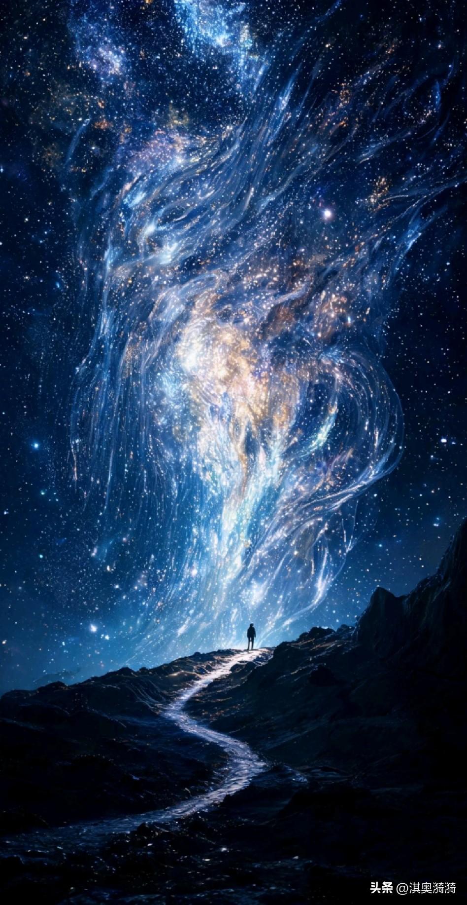 《生有涯兮知无涯，行不止兮学无涯；晨星烁兮暮云遐，秉烛游兮照岁华；谦若谷兮纳万象