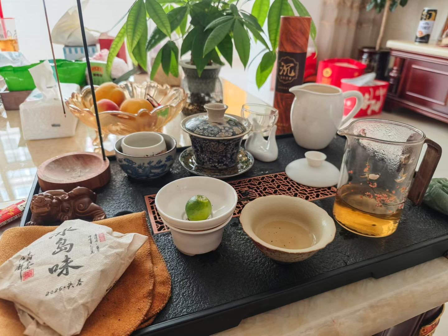 解锁头春生普+青柠 超棒👍🏻茶道、茶文化茶文化