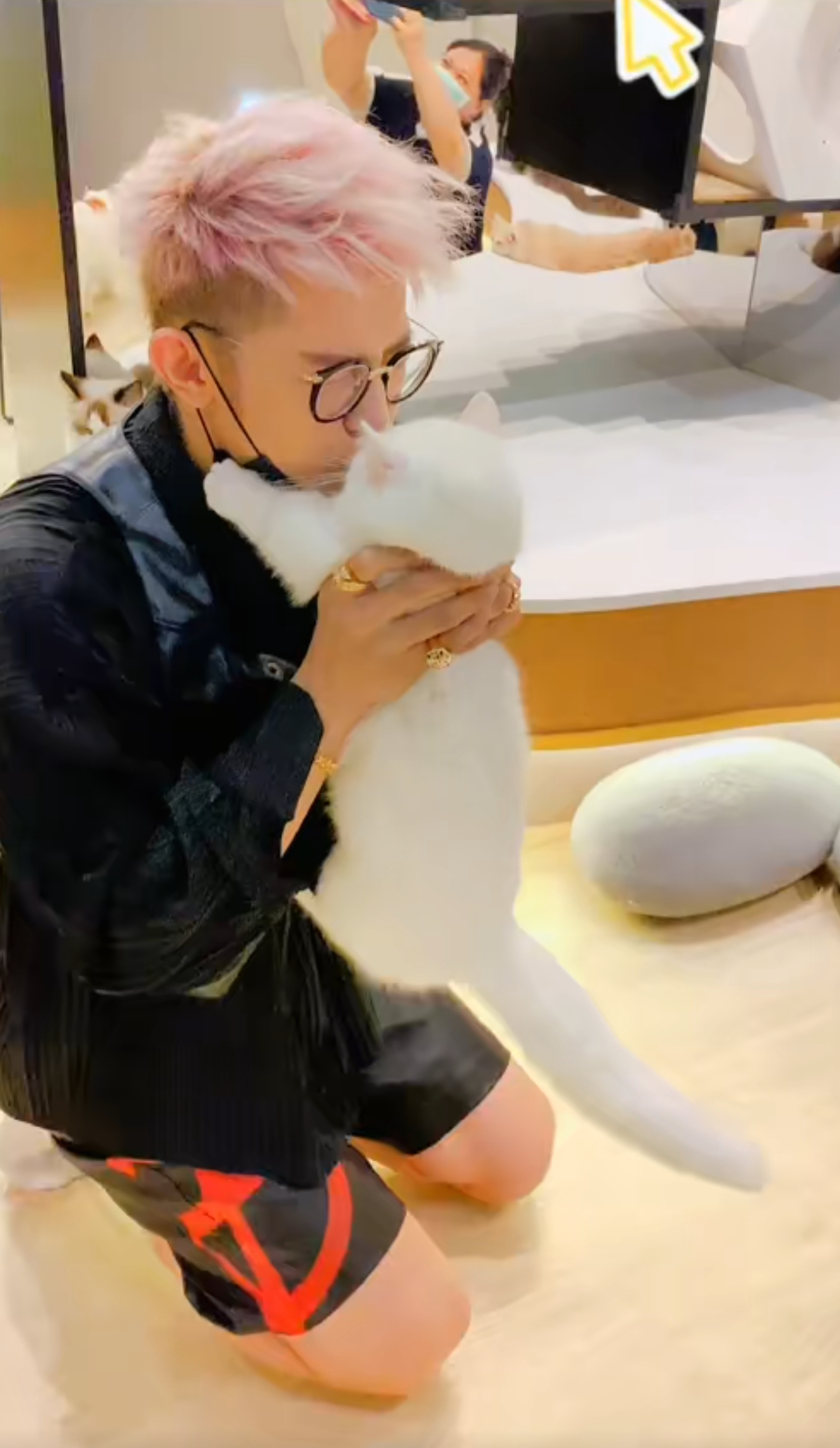 感觉两只都很僵硬 