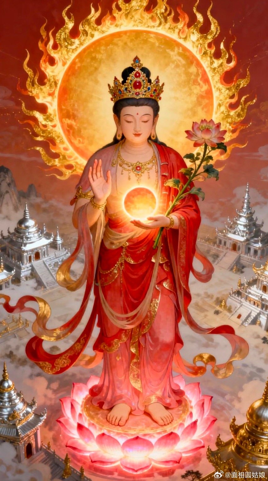 转赞日光菩萨，破除幽暗，挡住小人家里太太平平没有口舌争吵 ！！！ 