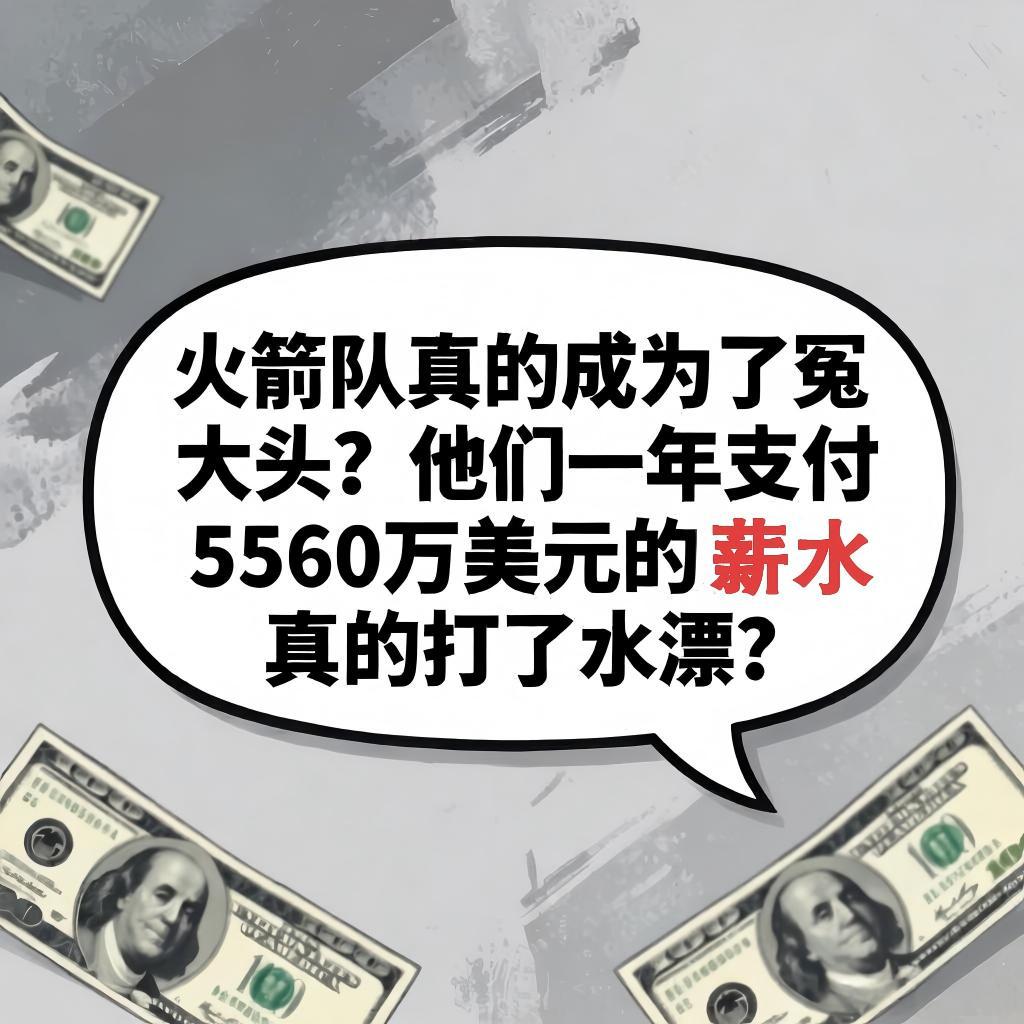 火箭队真的成为了冤大头？他们一年支付5560万美元的薪水真的打了水漂？就在上场遭