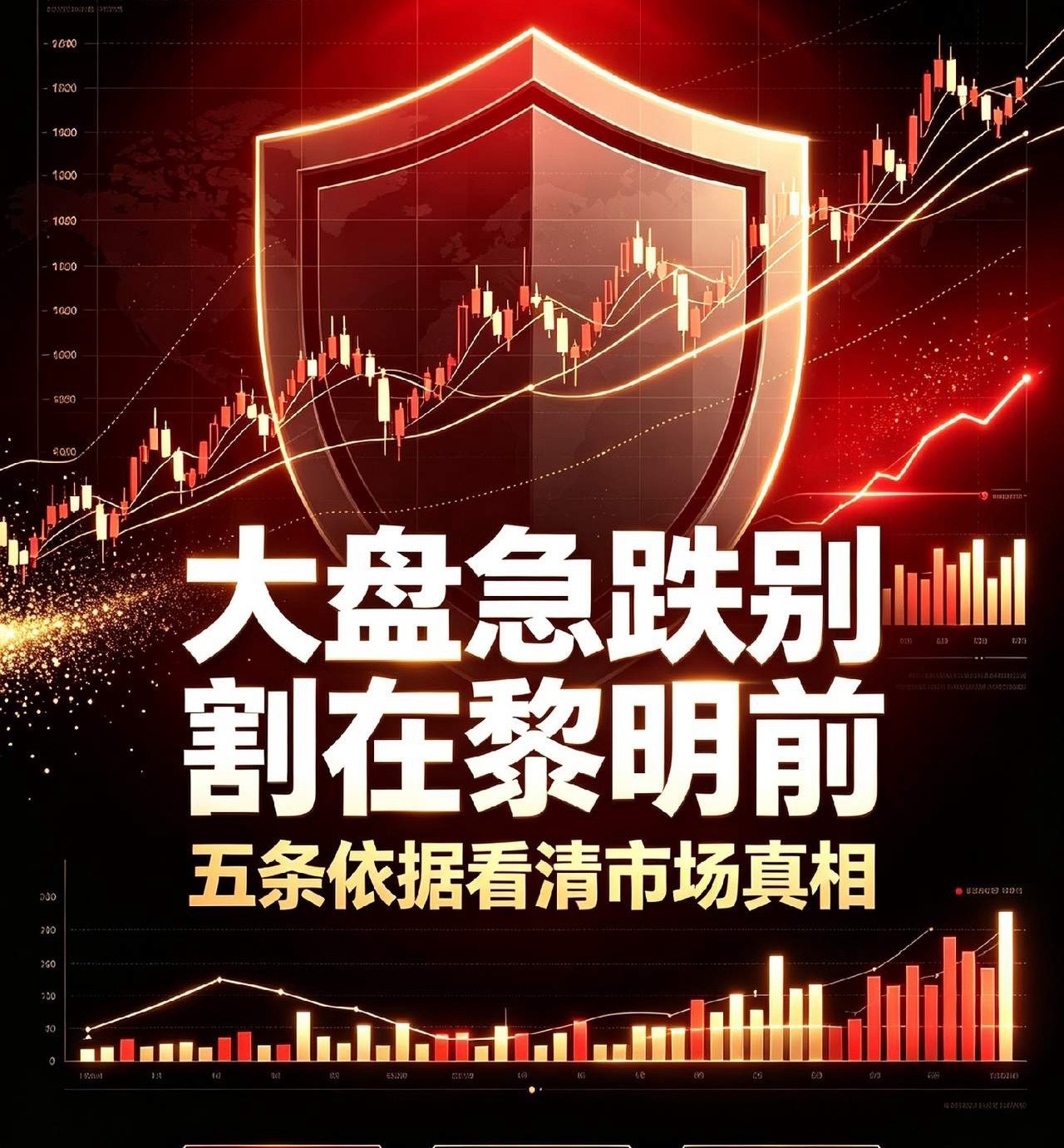 大盘急跌别乱割！5条硬核依据，看清当下是不是系统性风险         今天早盘