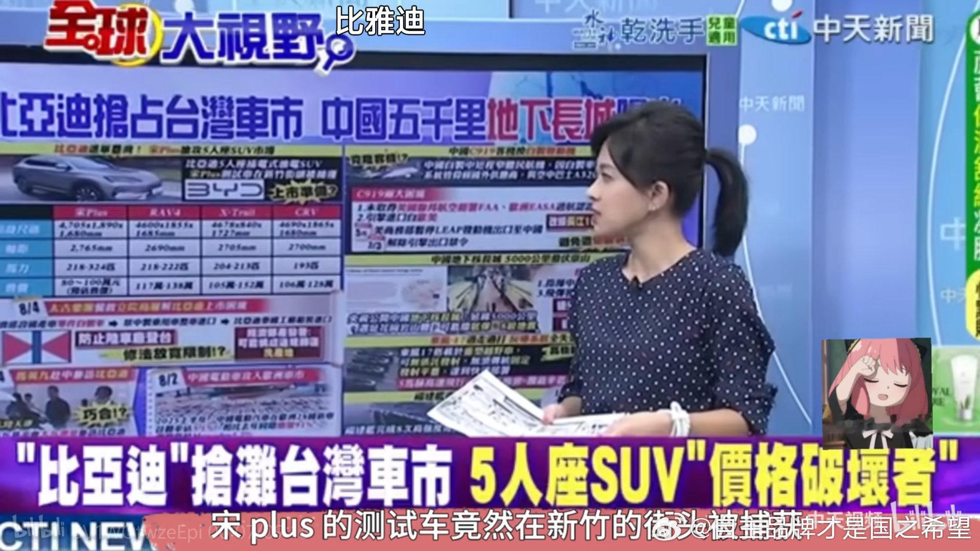 台湾媒体一本正经的分析比亚迪入台对手都是什么古董啊新台币对人民币五比一这几个老家