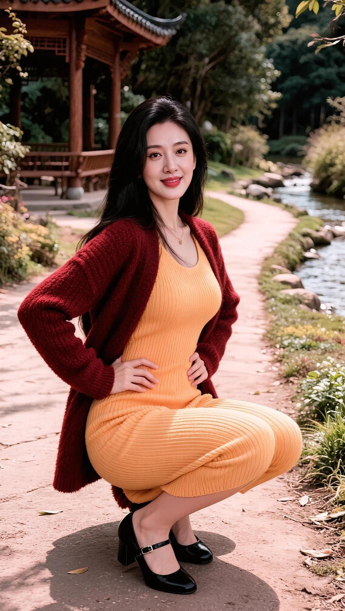 AI溪畔清新写真 抖音ai创作 自然美景 美照 原神空月之歌