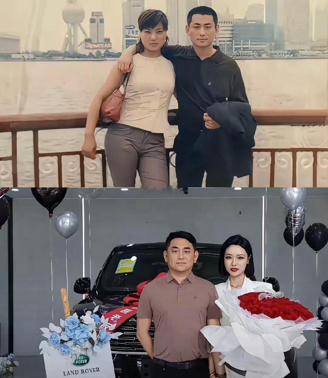 这是有钱了把老婆给换了？ 