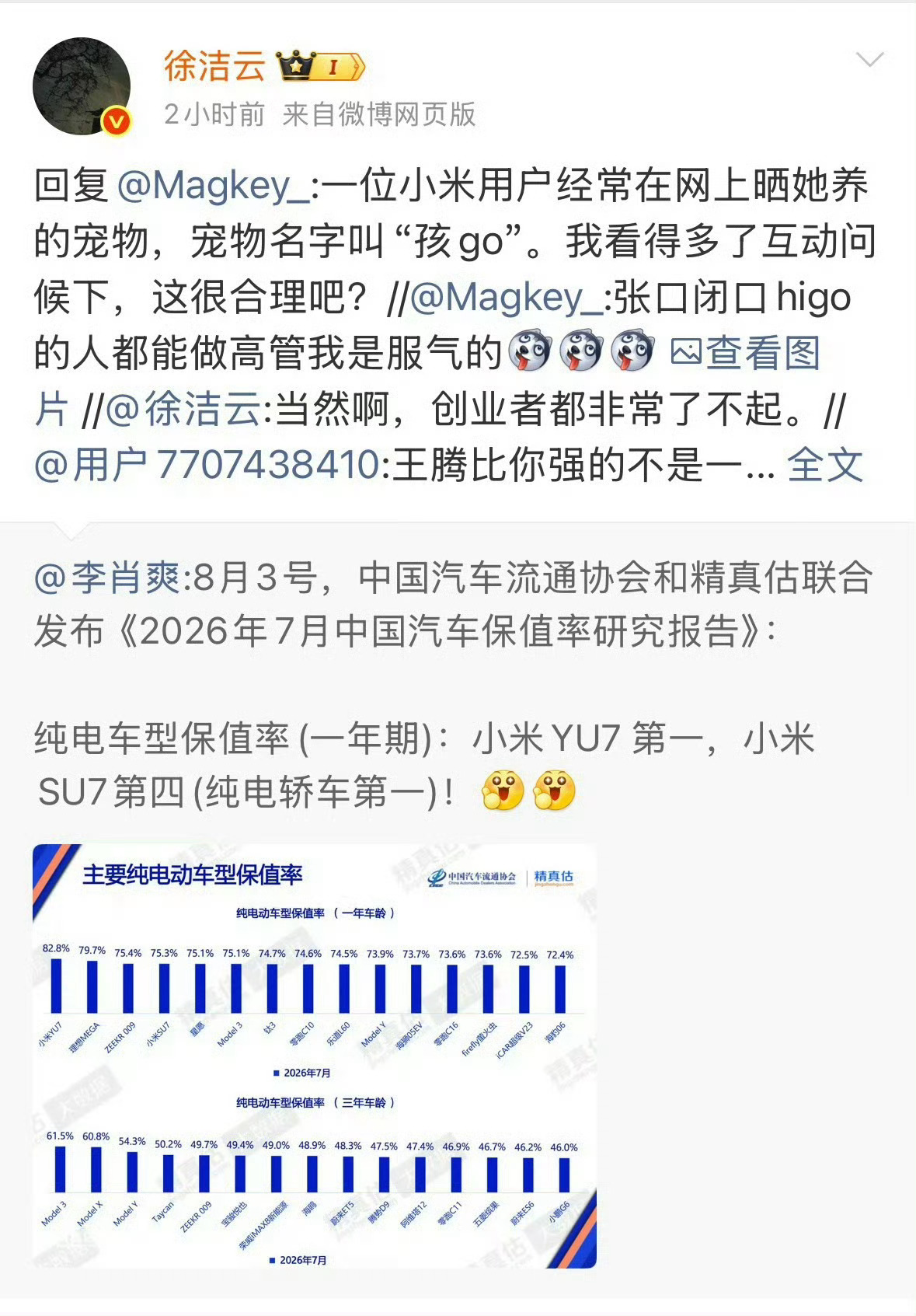 徐洁云 孩go评论区的大家都知道，然后公关负责人不知道，你们怎么看？ 