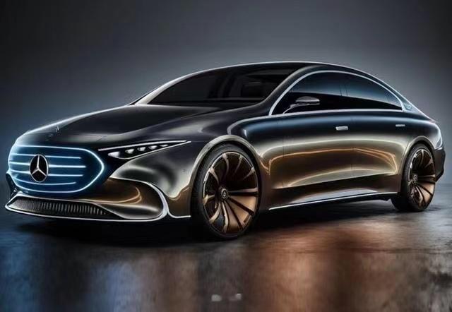 #新能源汽车# 【全新奔驰CLA纯电版谍照曝光，搭载比亚迪电池组，配无框式车门】