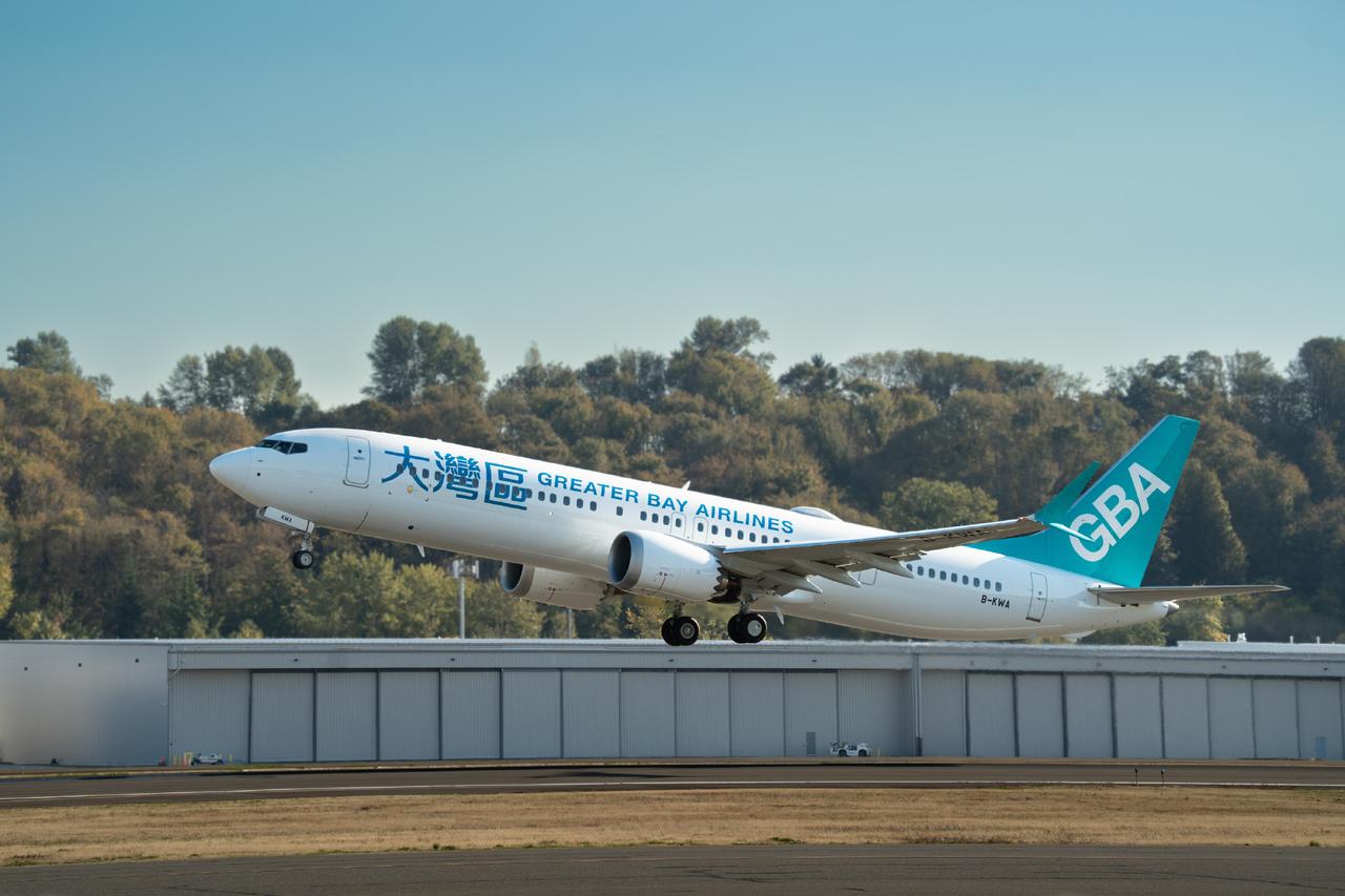 大湾区航空接收其首架737-9飞机并成为首家以香港为基地的737 MAX用户！