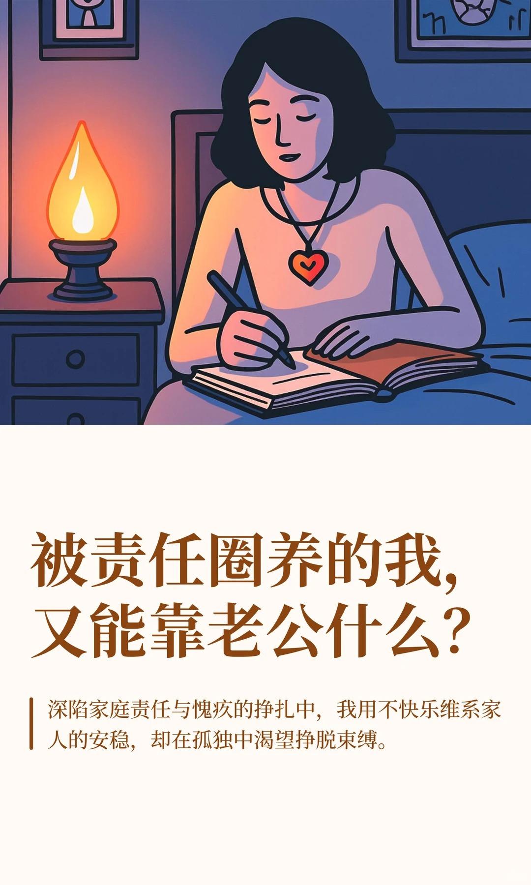 被责任圈养的我，又能靠老公什么？。这个房间里，有我需要嗷嗷待哺的孩子...