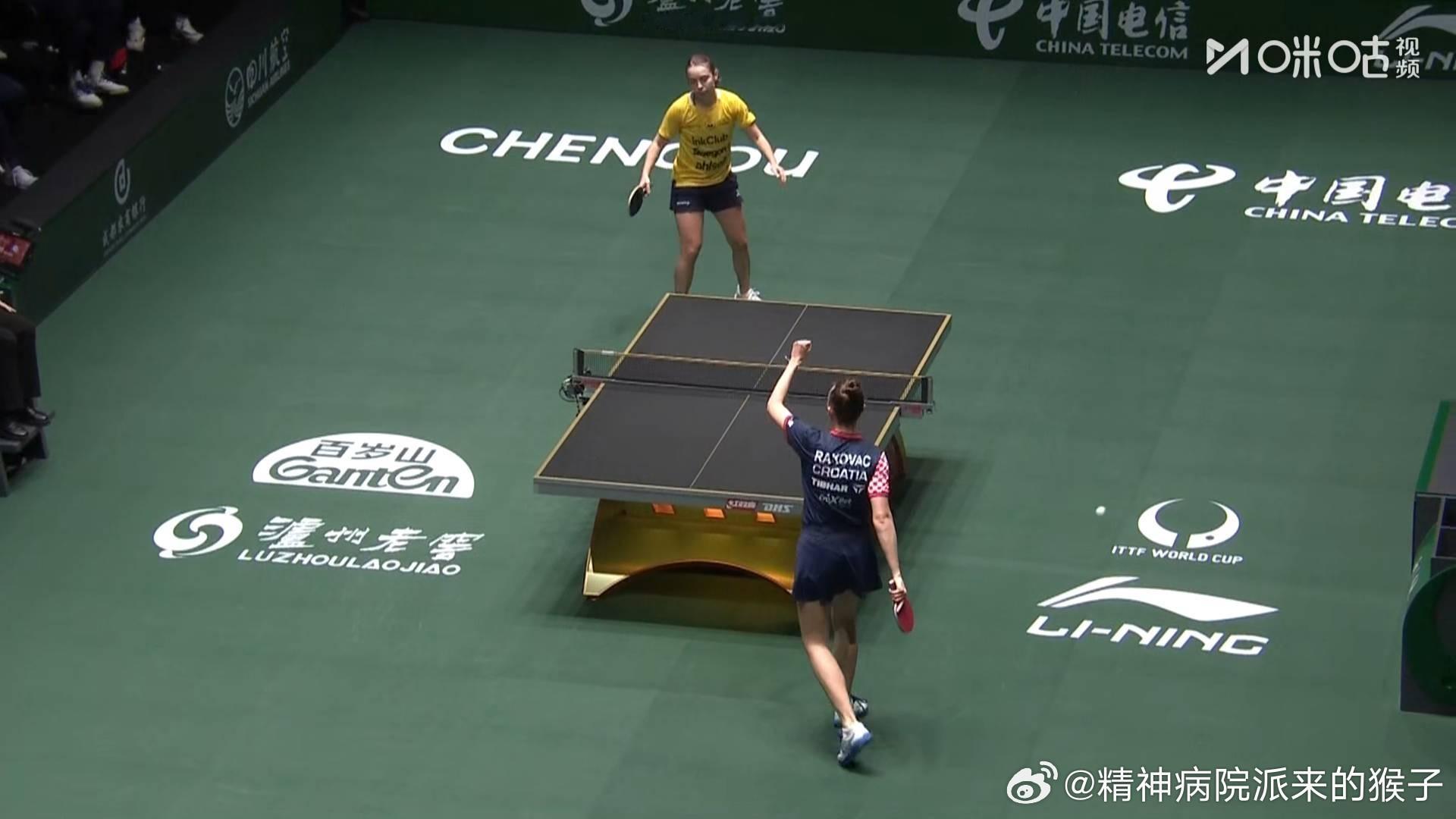 拉科瓦奇3比0伯格斯特隆（9，9，7）第三盘：普卡VS安东卡尔伯格克罗地亚队五比