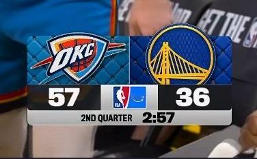 就在刚刚勇士已经4分钟没有得分了更新一个我持续关注的数据 本赛季至今 在比赛中有