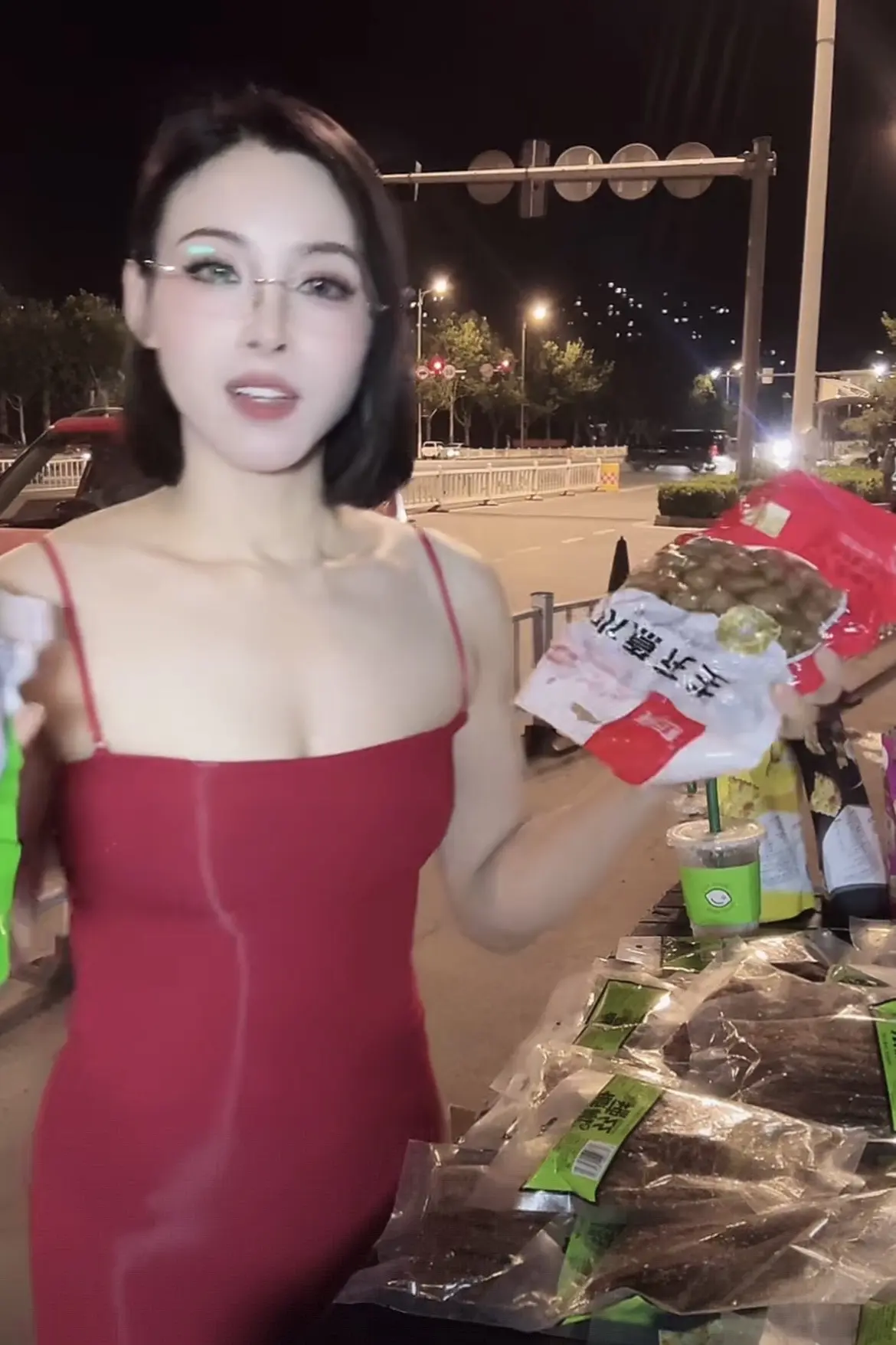 深夜摆摊人 摆摊