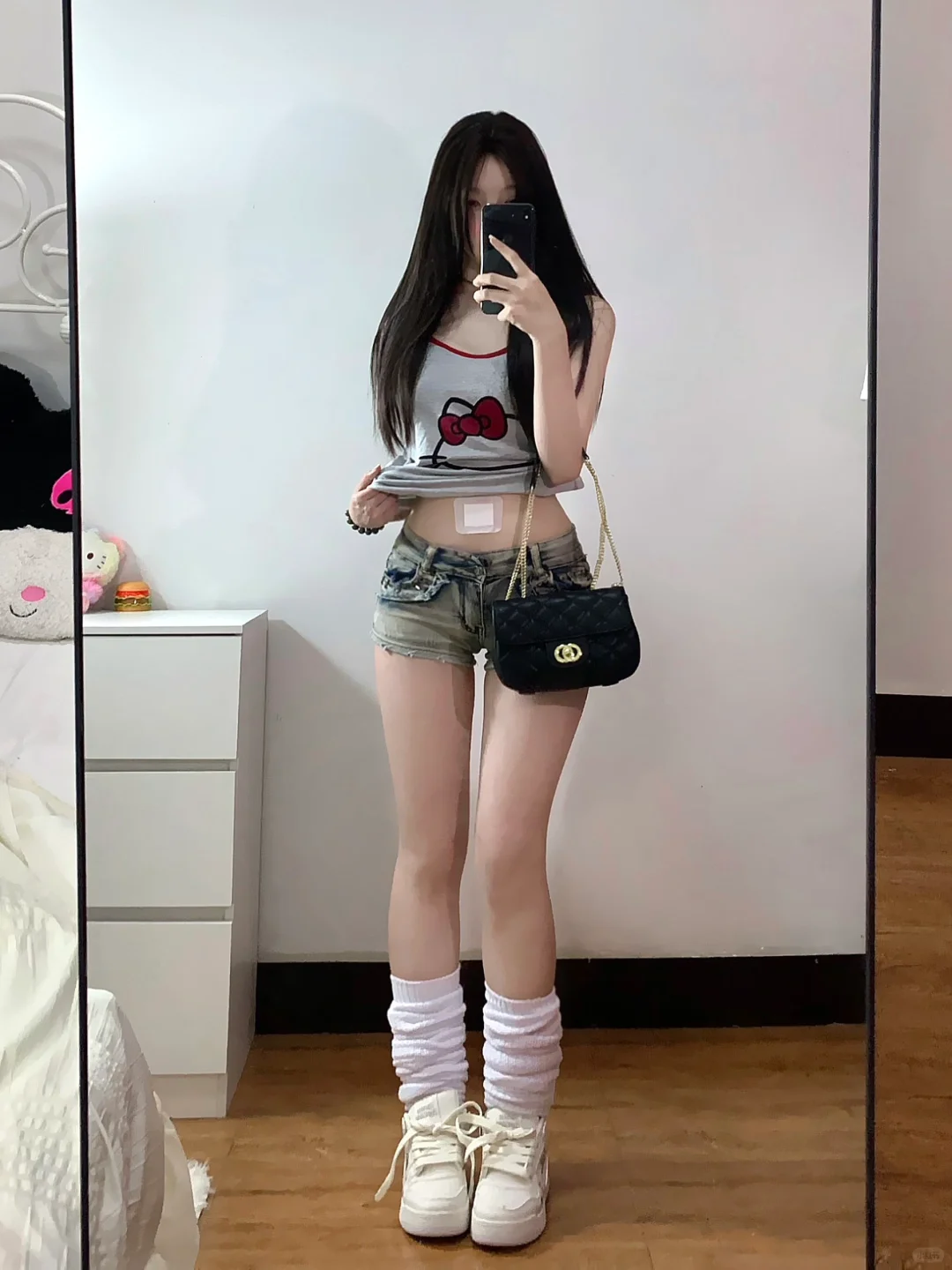 好可爱的校供感堆堆袜.