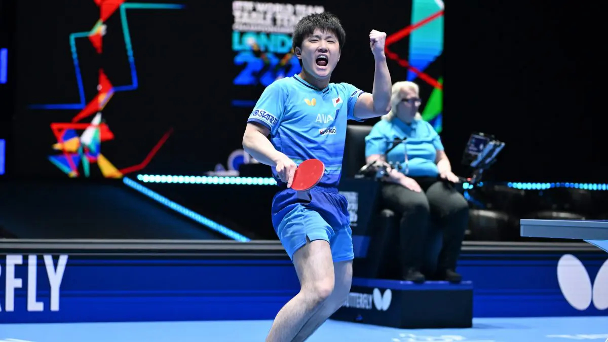 张本智和张本智和2026年伦敦世乒赛 新闻报道 20260508张本智和：“并不