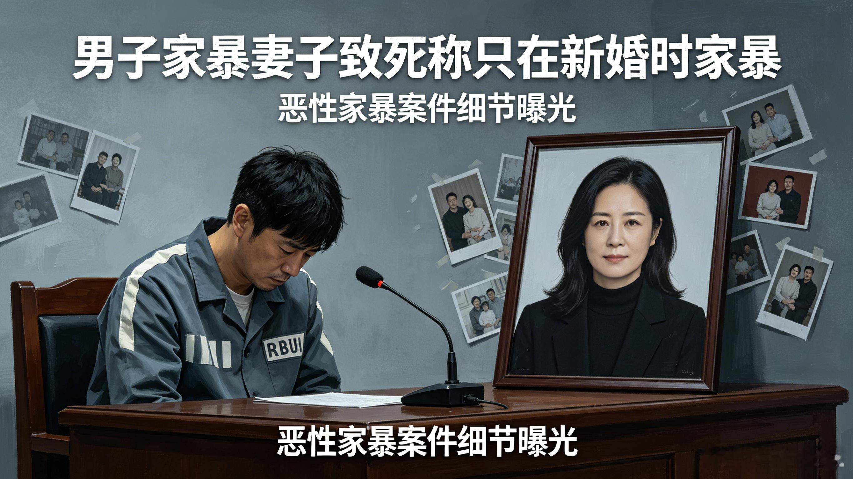 男子家暴妻子致死称只在新婚时家暴“我只有刚结婚的时候打过她。”陕西永寿，苗苗被丈