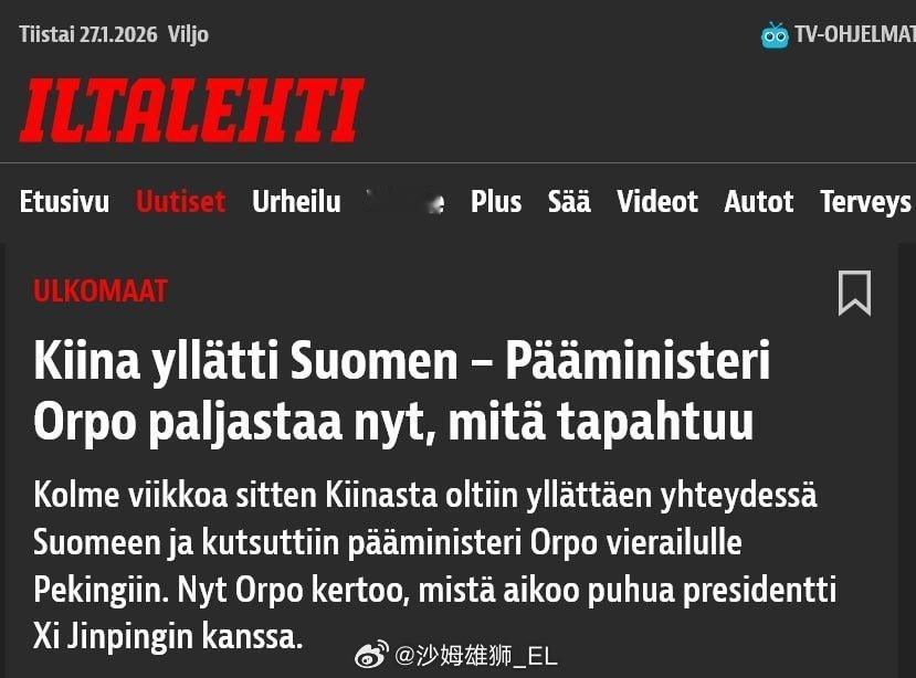 芬兰总理表示，欧洲将不可避免地不得不与俄罗斯展开对话。 