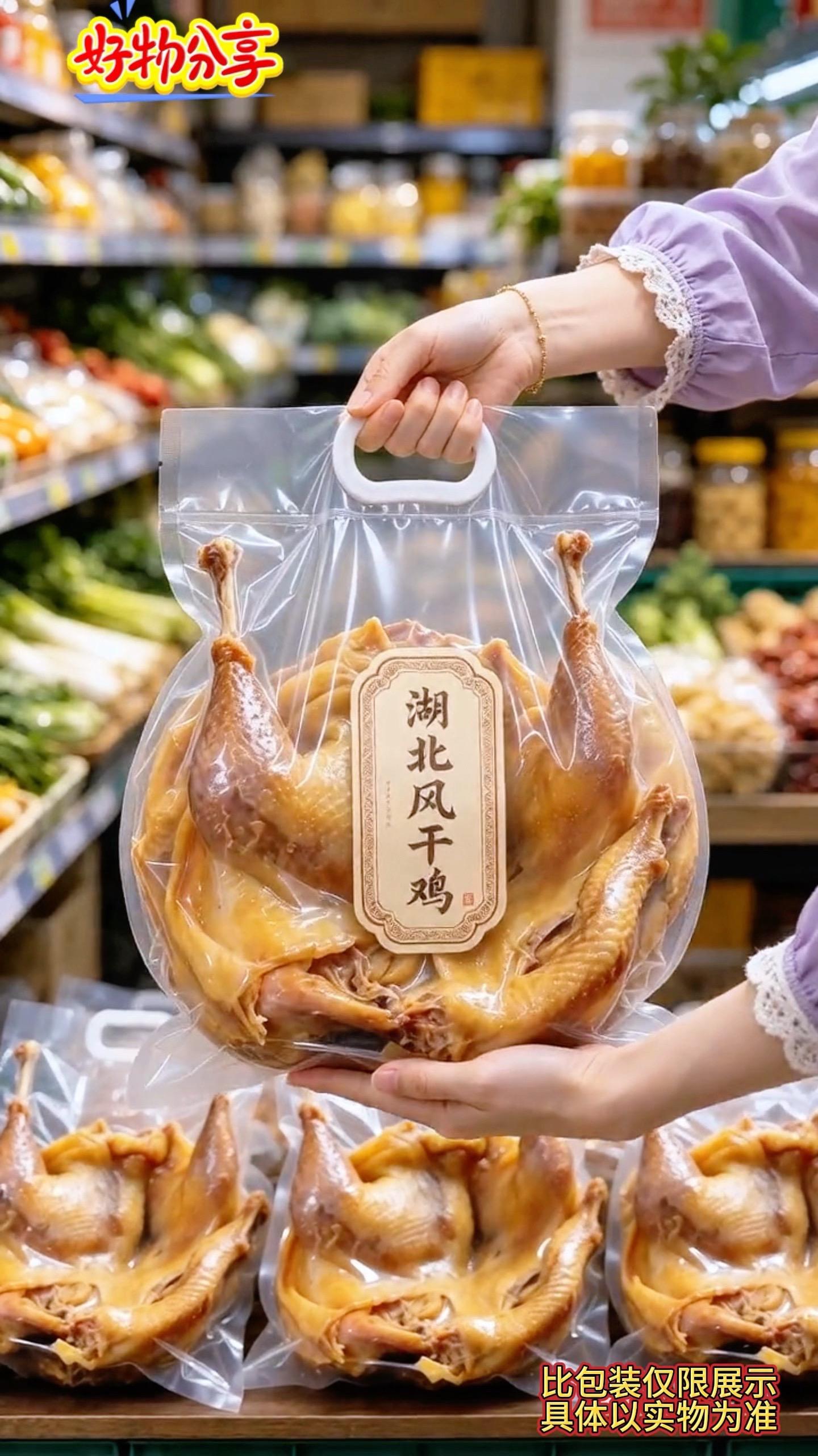 这道菜啊，只有我们湖北才有，它就是风干鸡，又名锁阳鸡，因为全身都抹了粗...