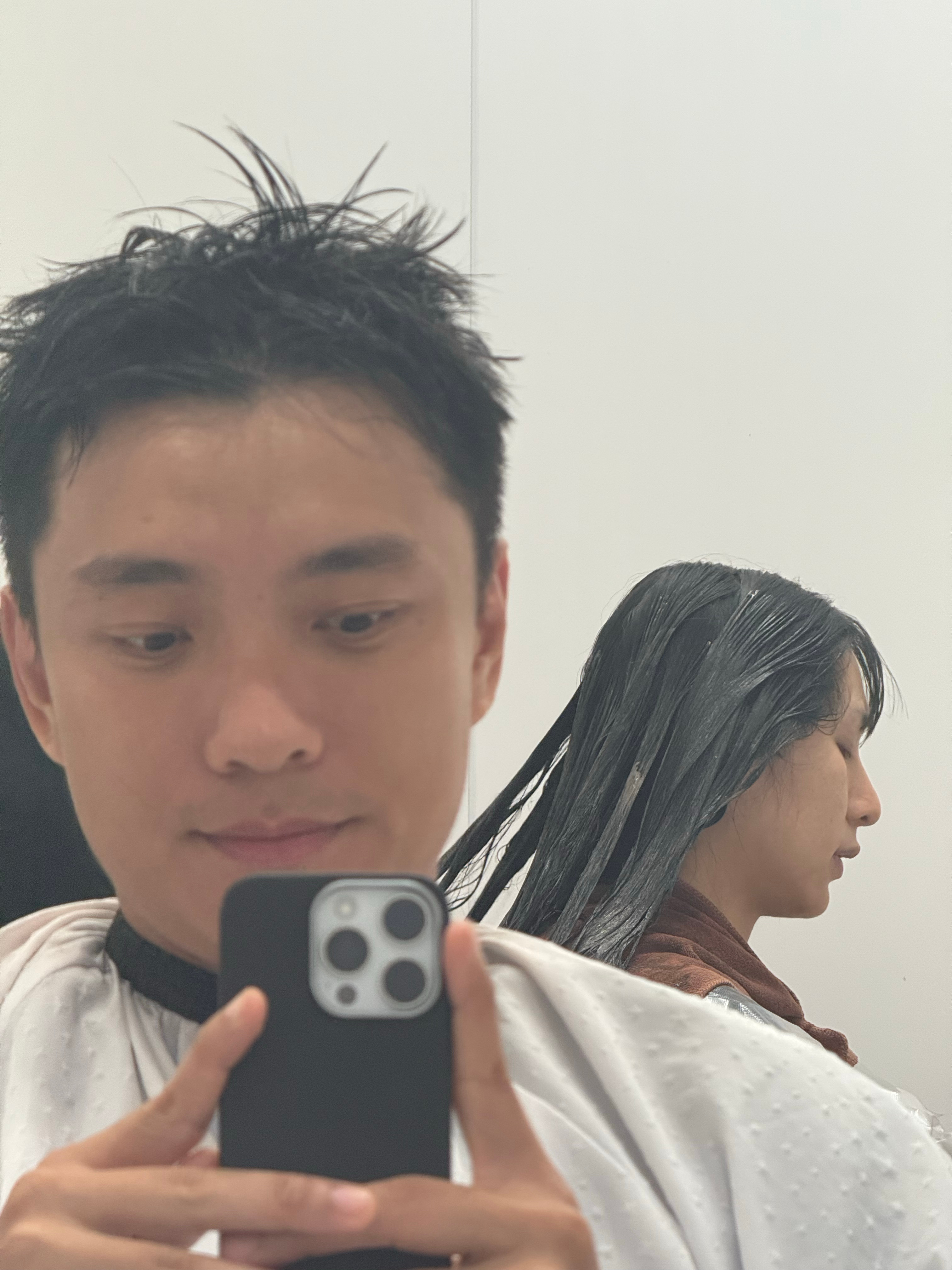 剪头发偶遇女明星 ​​​