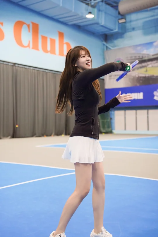 遇到免费网球跟拍，终于有打球照片啦🎾