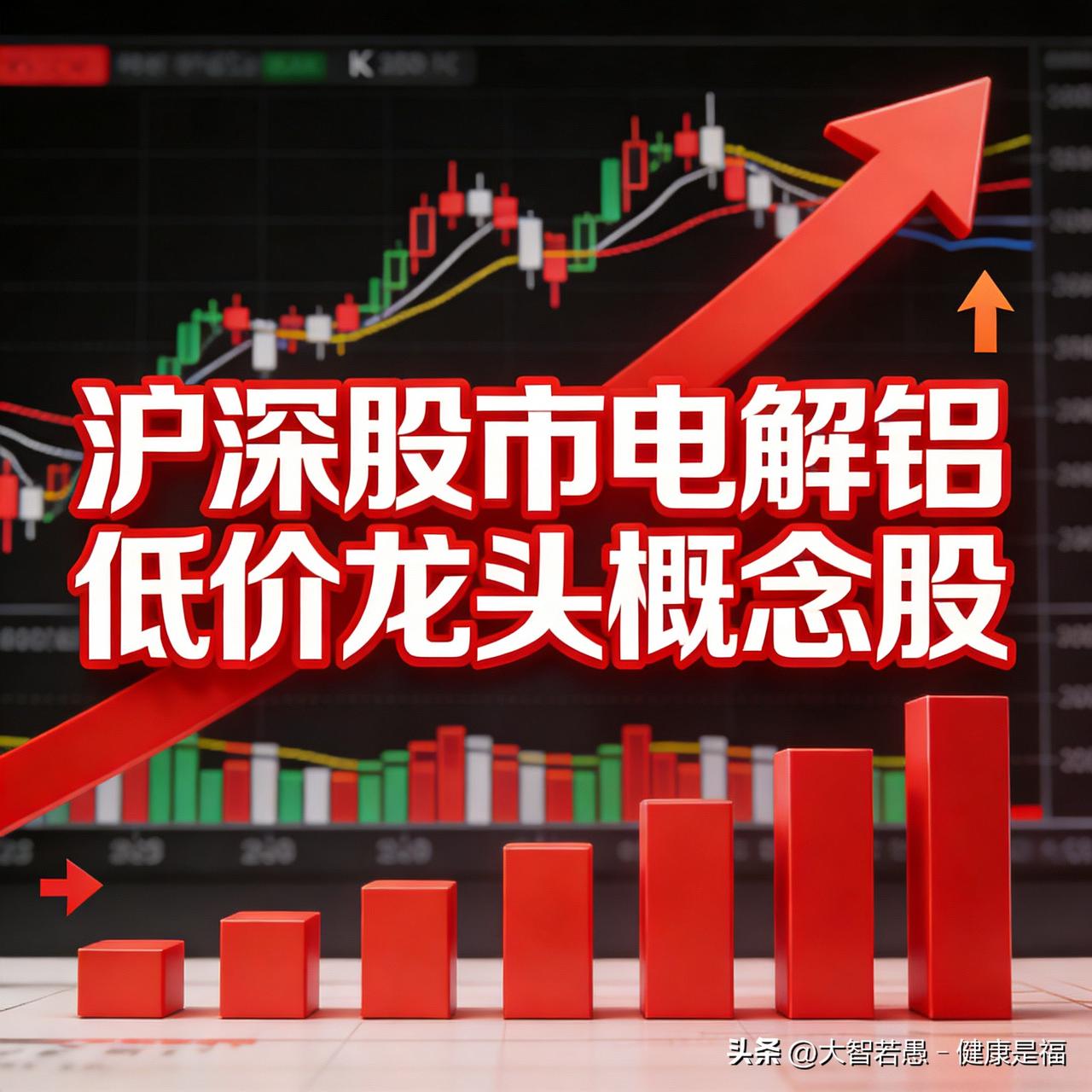 沪深股市电解铝低价龙头概念股：
 
1. 南山铝业（600219）
收盘价：7.