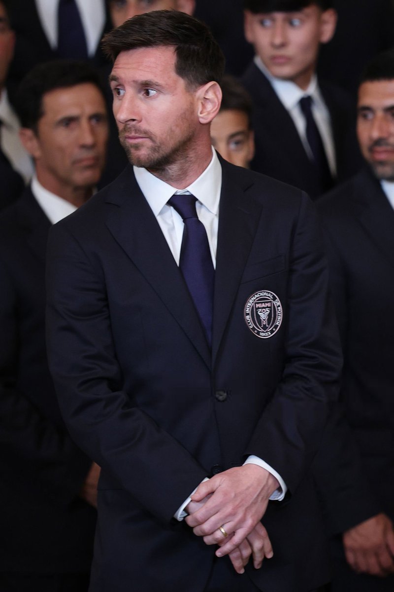 组图：特朗普在白宫接见梅西