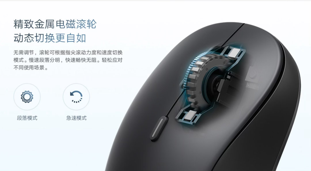 家里鼠标搞丢了，打算换一个。买了一个小米无线鼠标 4pro现在小米的鼠标真牛逼，