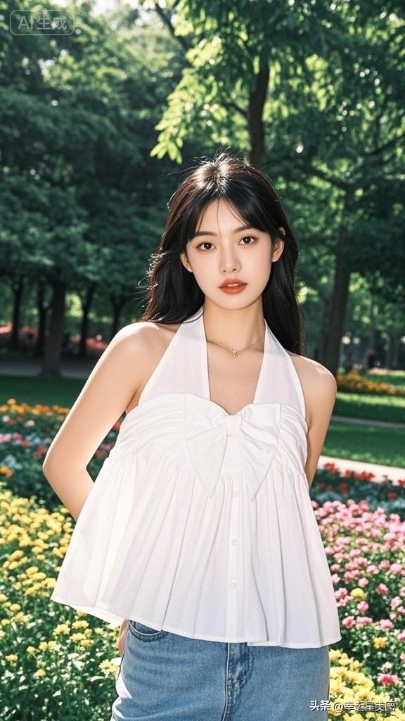 夏日清凉时光，冰激凌与女孩的完美搭配！🍦🌞