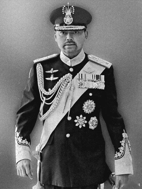 文莱王室 🇧🇳7月17日，文莱王储一家六口新的官方照，为啥用黑白的。[允悲]