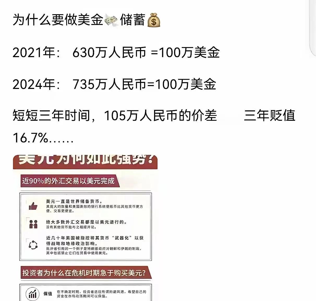 2021年美元汇率
2024年美元汇率
只分享 不评论