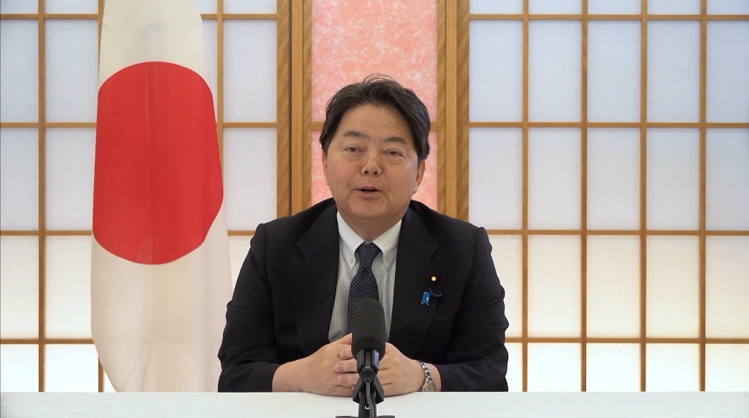 【日本外相：中日韩对确保东亚和平繁荣负有共同责任】7月3日，日本外务大臣林芳正在