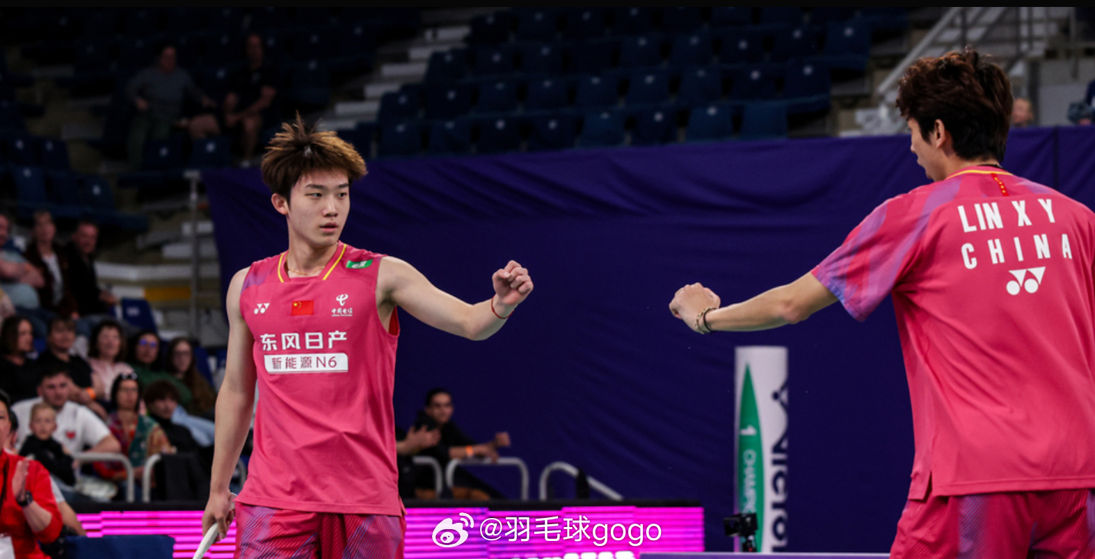 胡林组合首夺世巡赛冠军 2026奥尔良羽毛球大师赛 男双决赛🇨🇳胡珂源/林祥