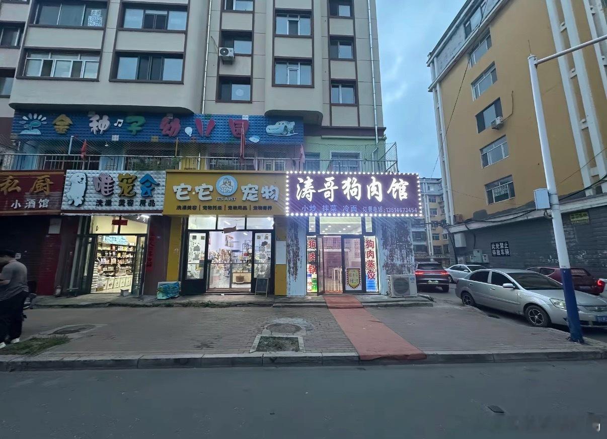 《这一排店洗狗就涛哥家洗的最干净》 