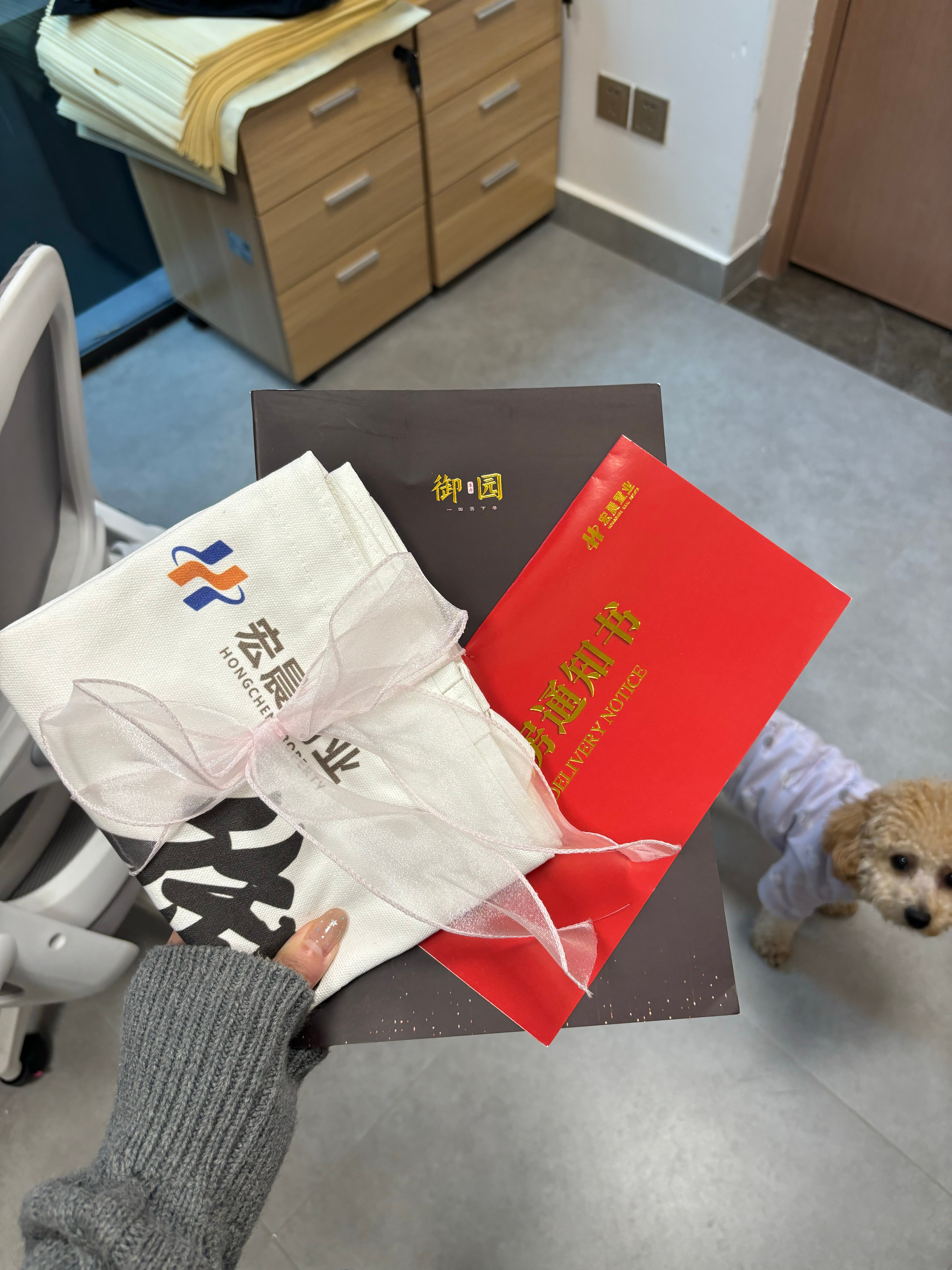 是有一点点高兴 