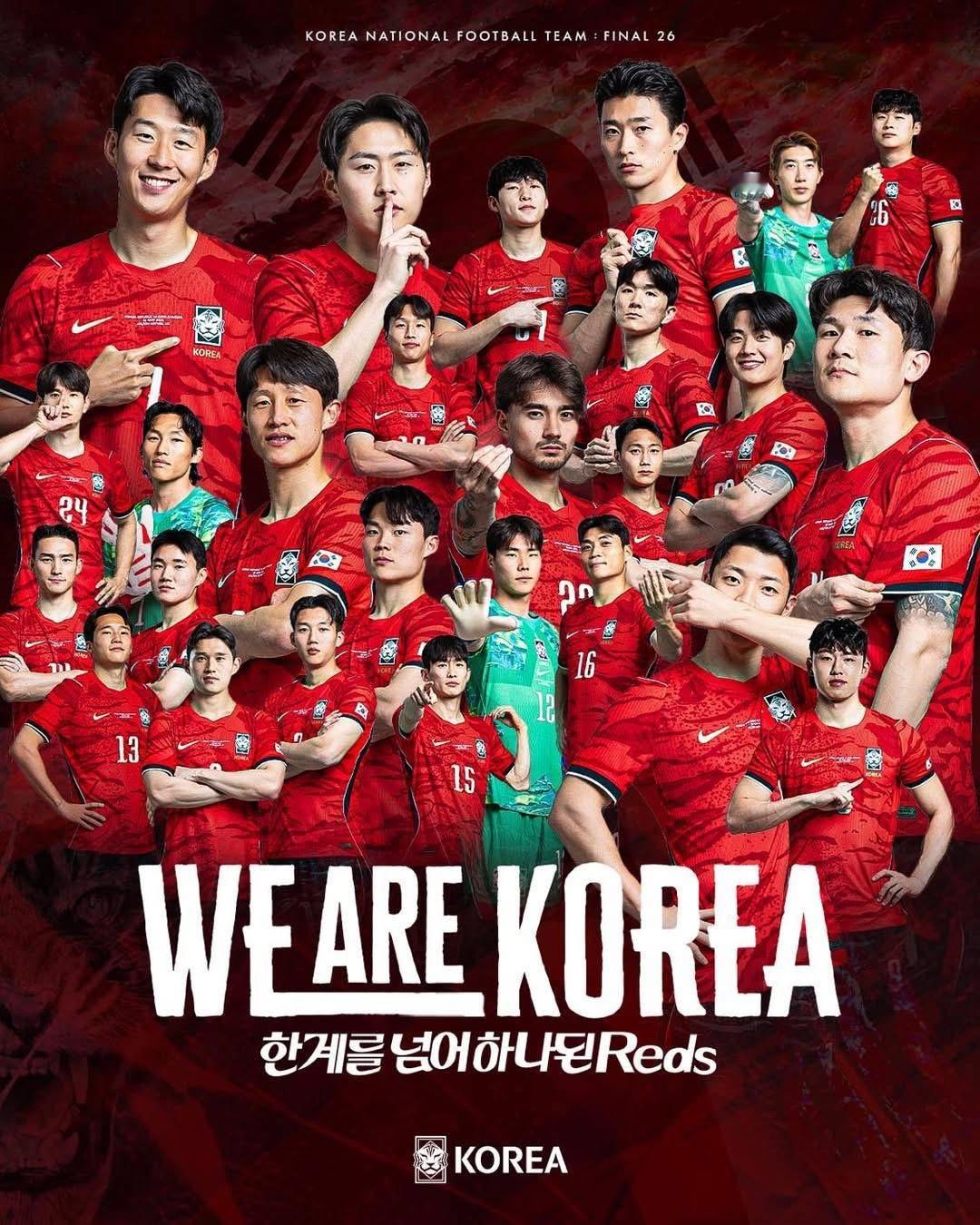 南韓世界盃名單🇰🇷🧾金玟哉、孫興慜、黃喜燦、曹圭成都有入選，南韓分組賽會對