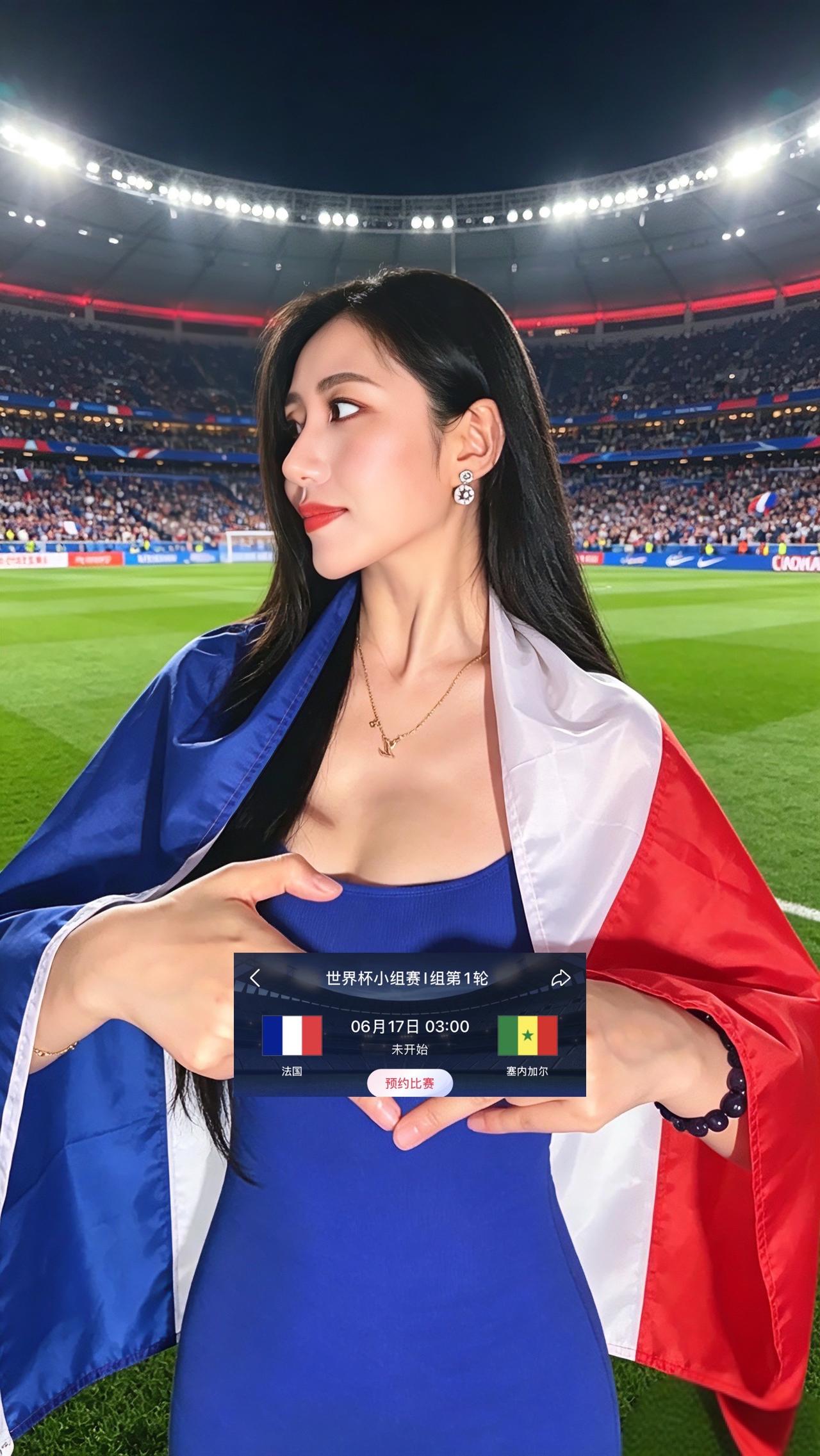 猜对比分跟姐姐约会一天！世界杯🏆 女球迷 世界杯球迷