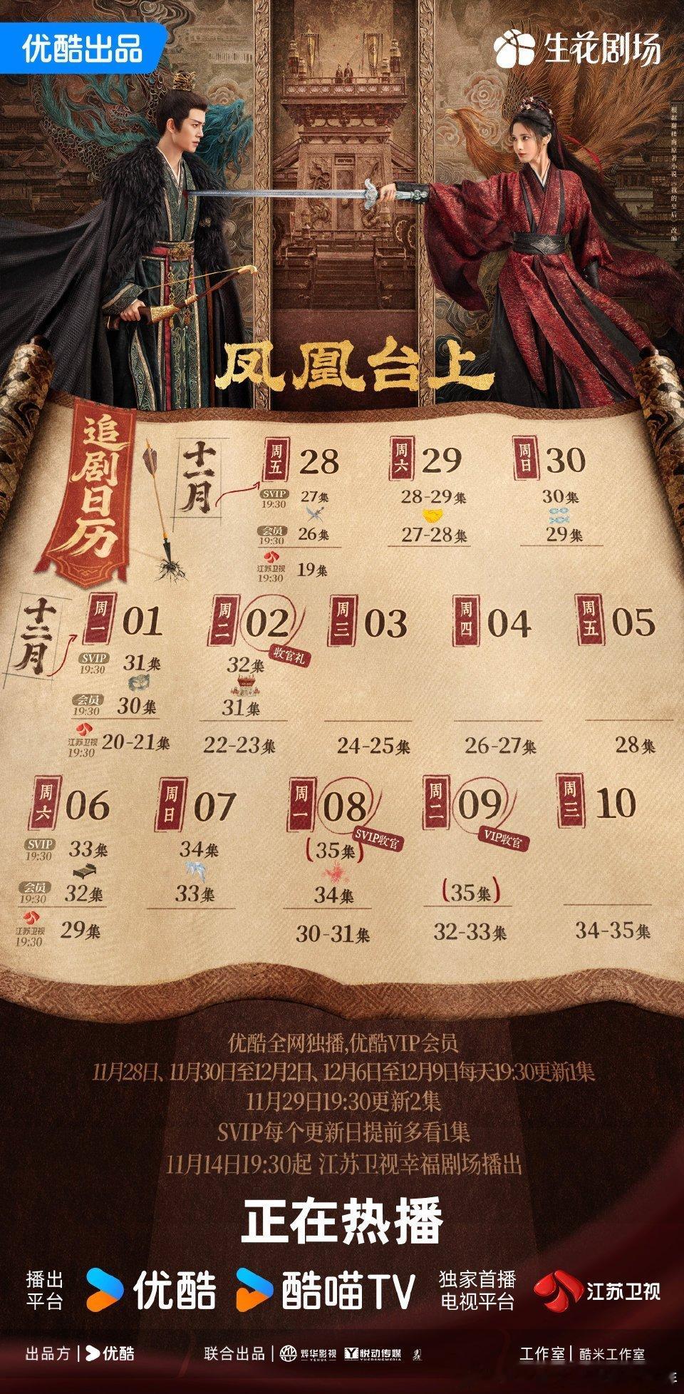 草台这个排播故意的吧，知道人家风与潮8号开播，宁愿断更3天也要凑8号结局