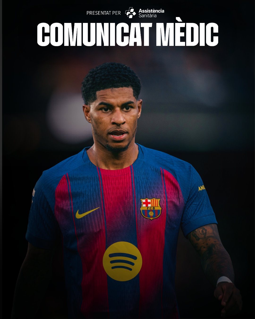 官方：拉什福德在对阵马洛卡的比赛中左膝受到撞击，目前左膝感到不适。 出于谨慎考虑