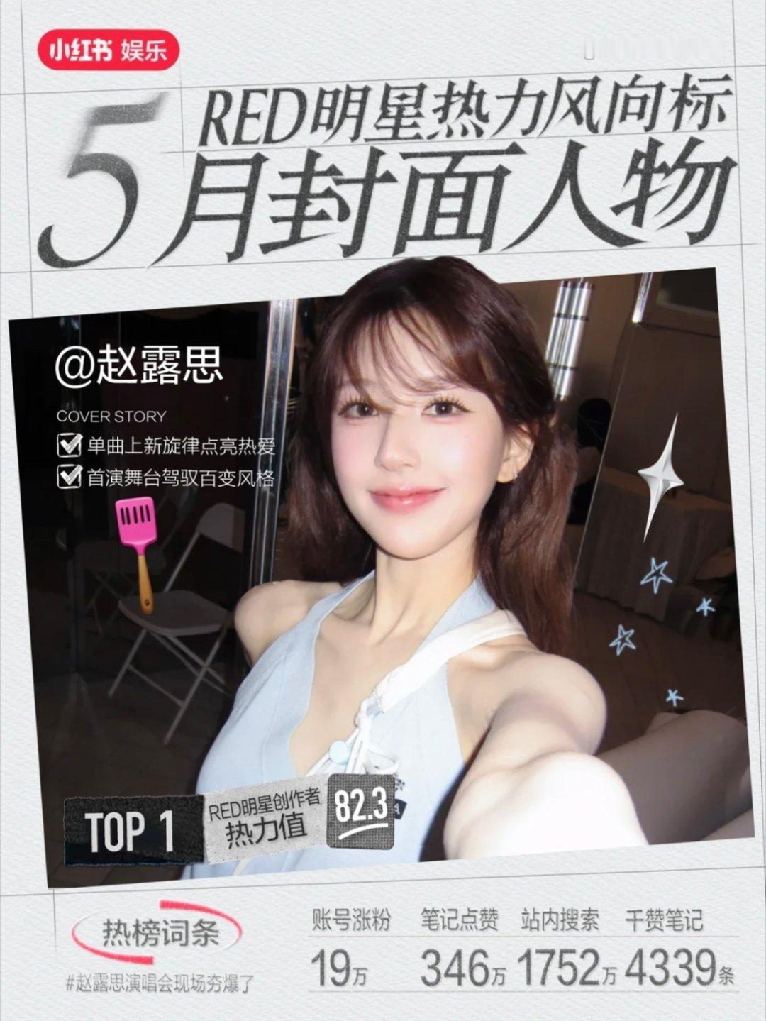 赵露思 再次轻松拿下断层第一☝🏻 