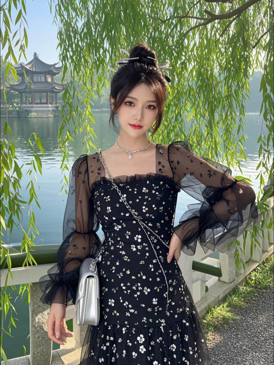 AI西湖御姐风情