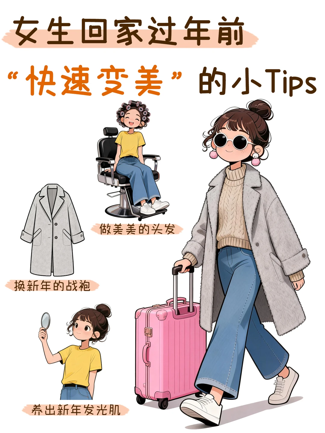 女生回家过年前“快速变美”的小Tips~