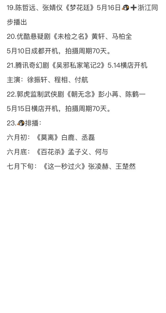 5.6娱圈资讯🍉1。李现sw+1影石2。魏大勋YSL本月会宣3。卢昱晓饮品即将