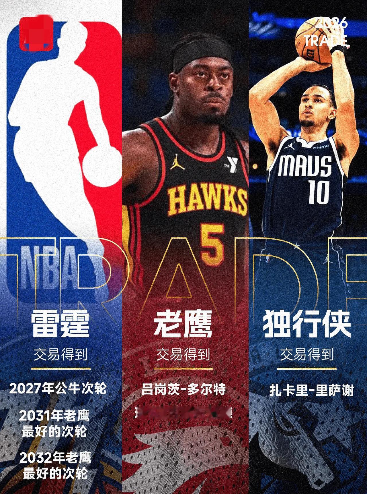 老鹰牛逼啊！从雷霆那薅羊毛薅习惯了，休赛期交易第一枪，就是老鹰从雷霆那得到的威金