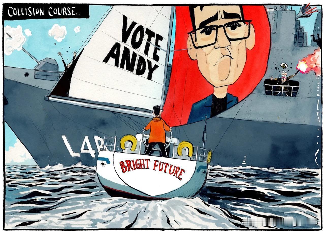 🇬🇧英国漫画家们正兴致勃勃地拿“光明未来”号（*Bright Future*