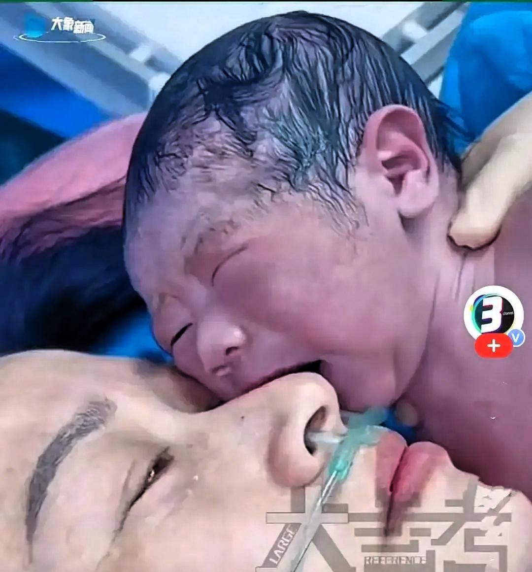 近日，山东一刚刚出生的宝宝，离开了母体，害怕的哭个不停，护士把宝宝抱到妈妈跟前感